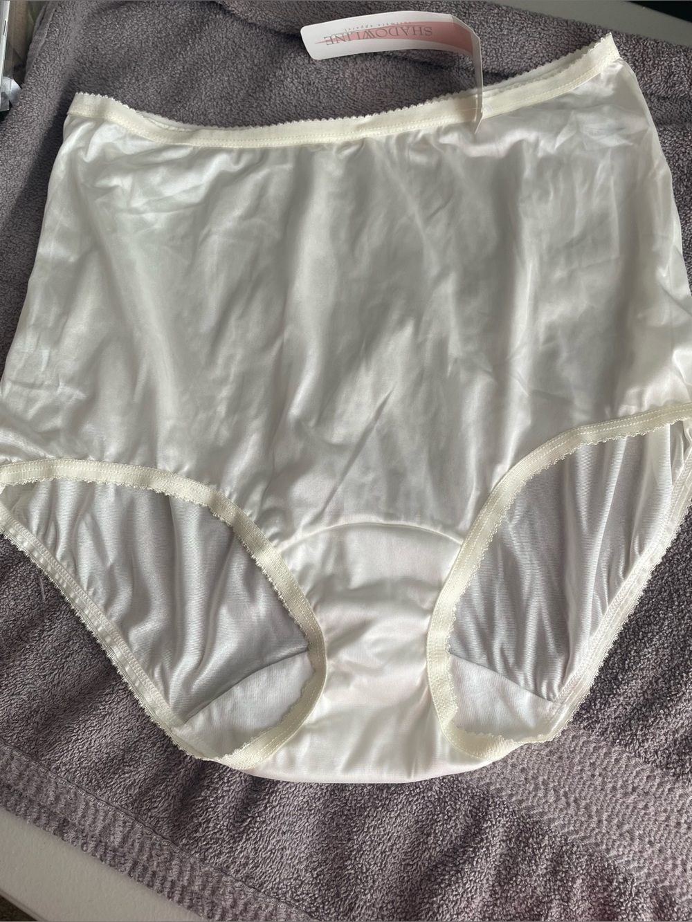 Shadowline Woman’s Panty in SZ 7 NWT color is a soft pink/blush